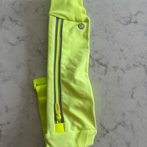 Lululemon Athletica - Fast &Free Fluorescent Yellow Running belt Accessory